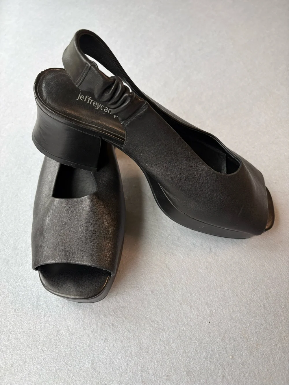 Jeffrey Campbell Women's Extendo Slingback Block Heel Pumps Sz 9.5